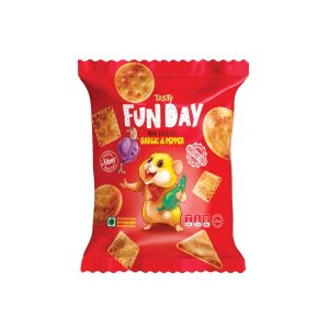 Mini Cracker with Garlic & Pepper Taste